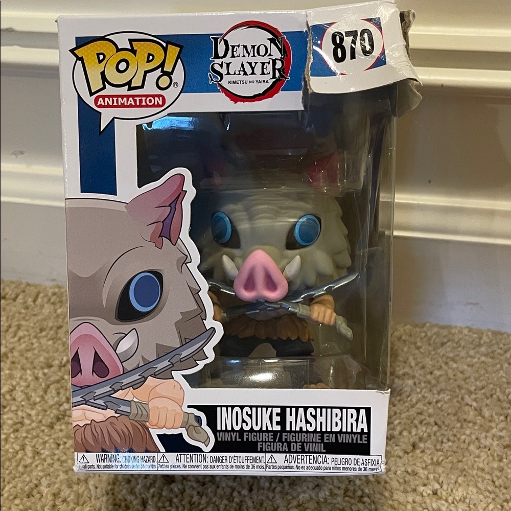 Funko Pop Inosuke Hashibira with Boar Mask